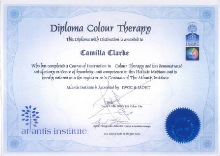 Diploma in Colour Therapy