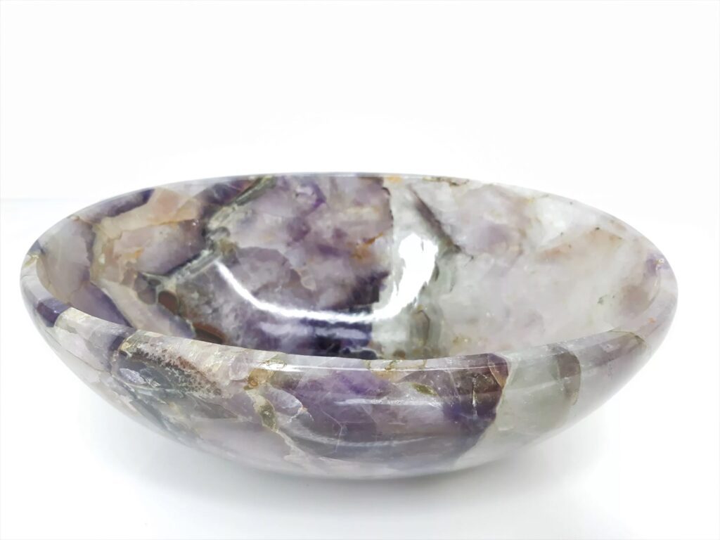 Oval Amethyst Bowl